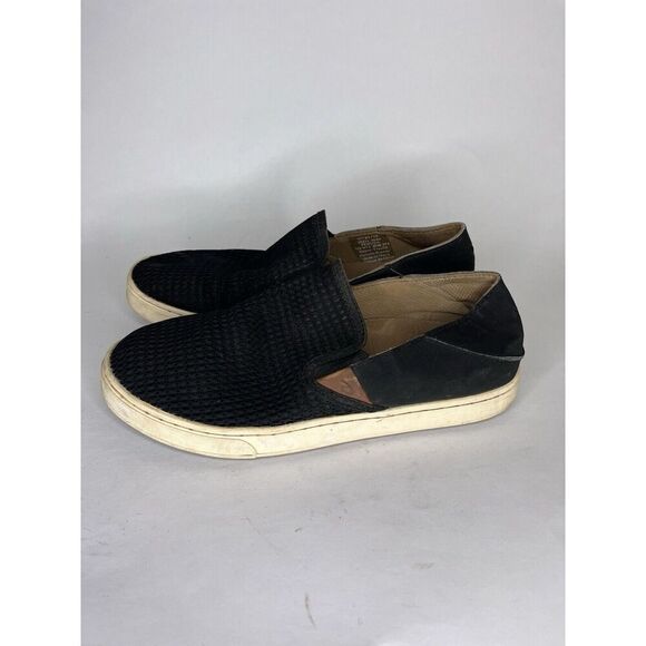 Olukai Black Mesh Synthetic Slip On Casual Shoes Women Sz 7.5M US/38EU - Picture 10 of 13